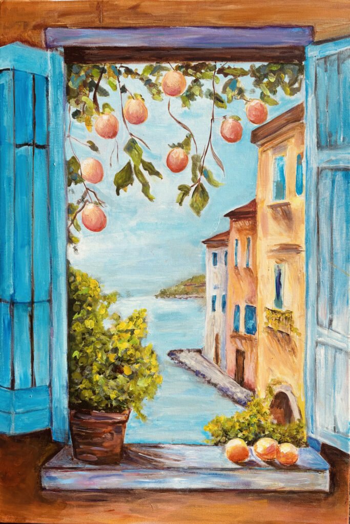 Italy Window by Anita Fenichel