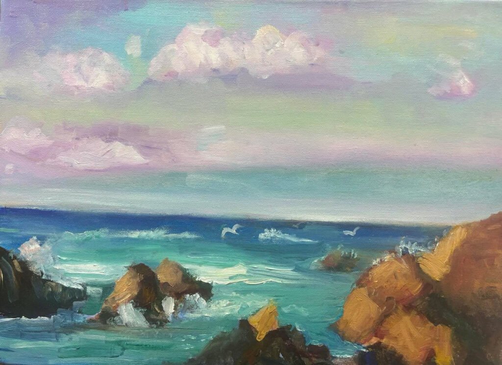 Windy Day At Bodega Bay by Anita Fenichel