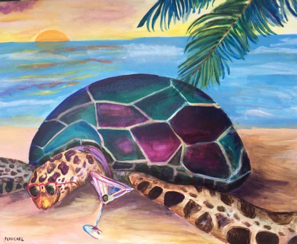 Tipsy Turtle by Anita Fenichel