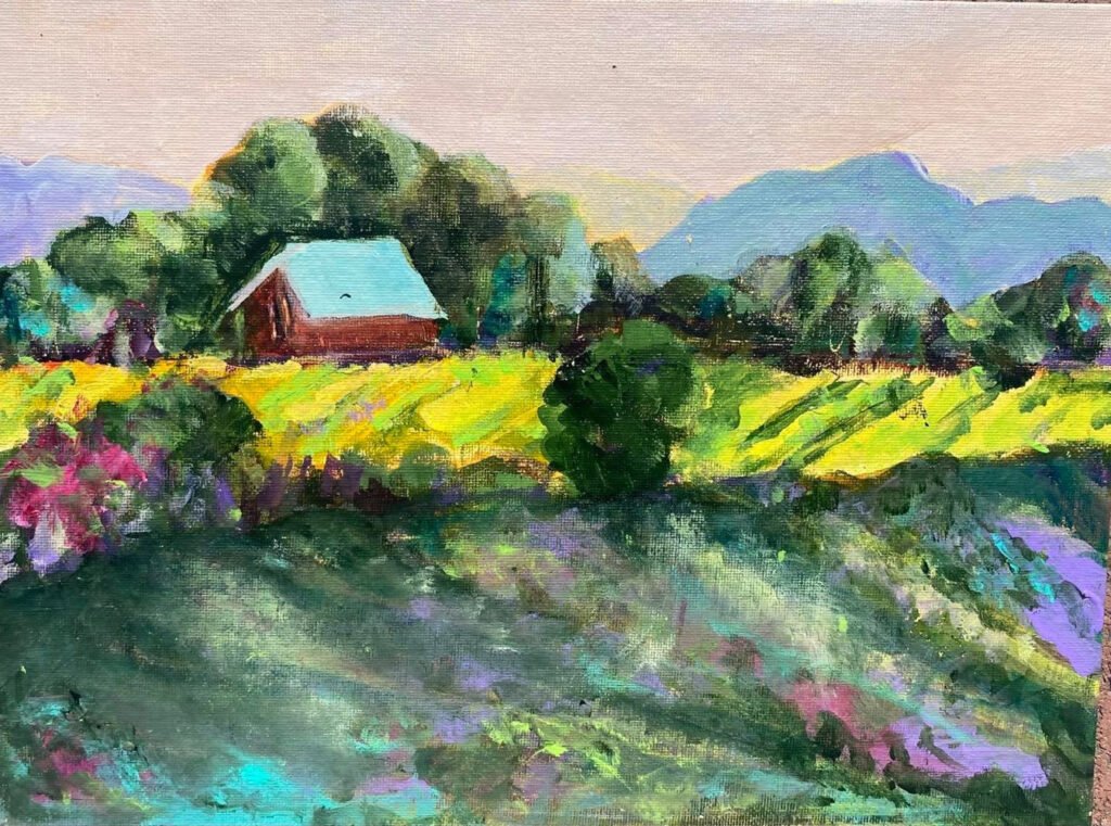 Summer in wine country by Anita Fenichel