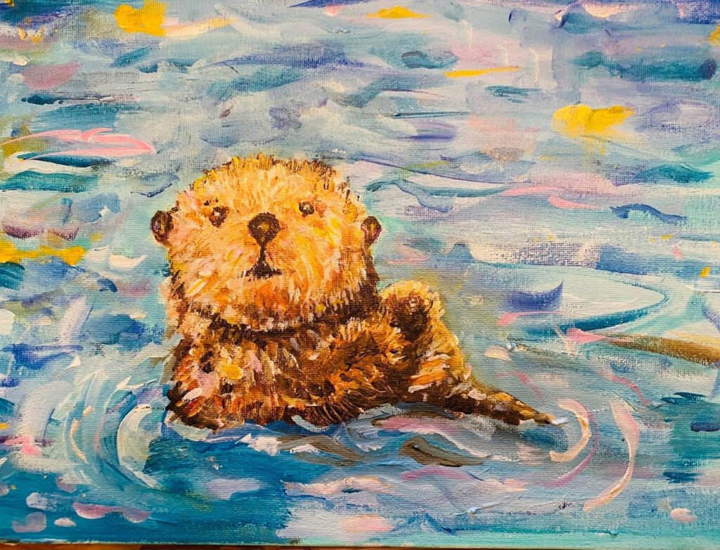 Otterly adorable by Anita Fenichel